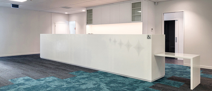 Dental practice fitout by Corva Commercial Interiors.